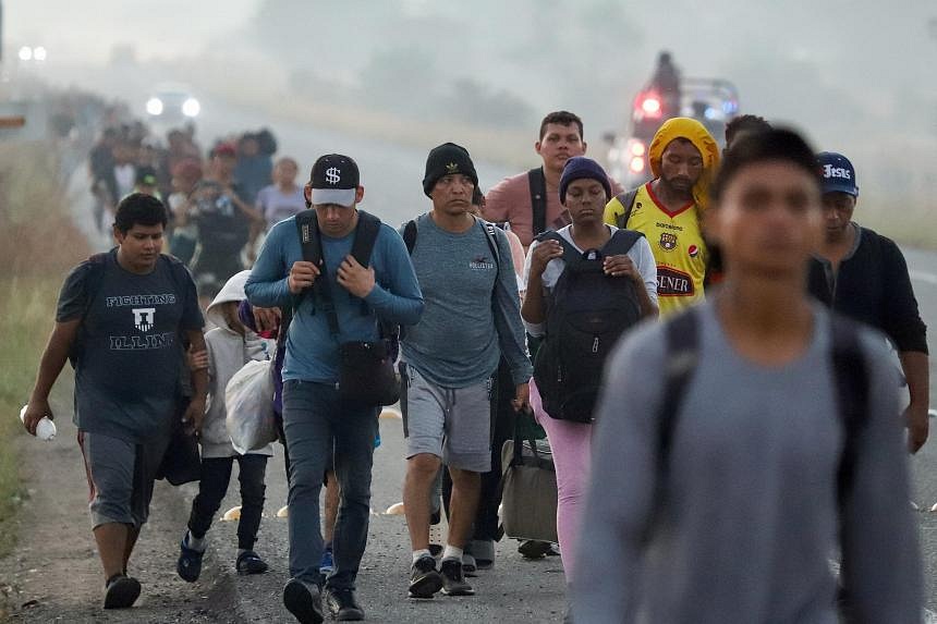 US-bound Migrant Caravan Breaks Up In Guatemala | The Straits Times