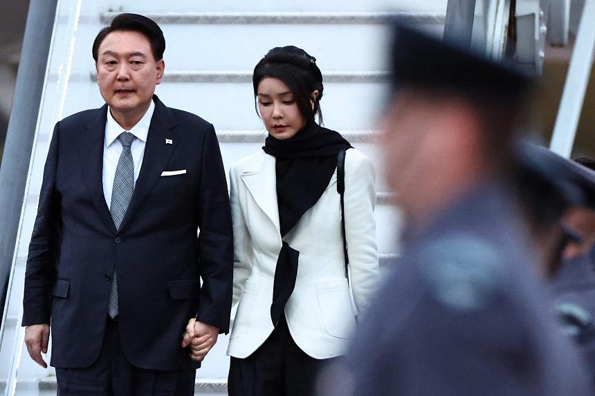 South Korean President Yoon stumbles in approval ratings amid Dior bag ...