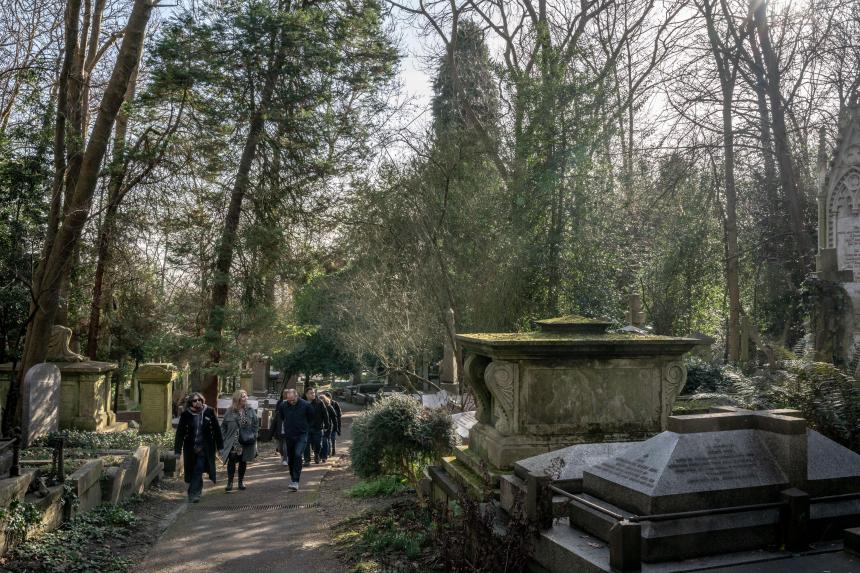 The cost of burial at a renowned UK cemetery exceeds 40,000. 'The