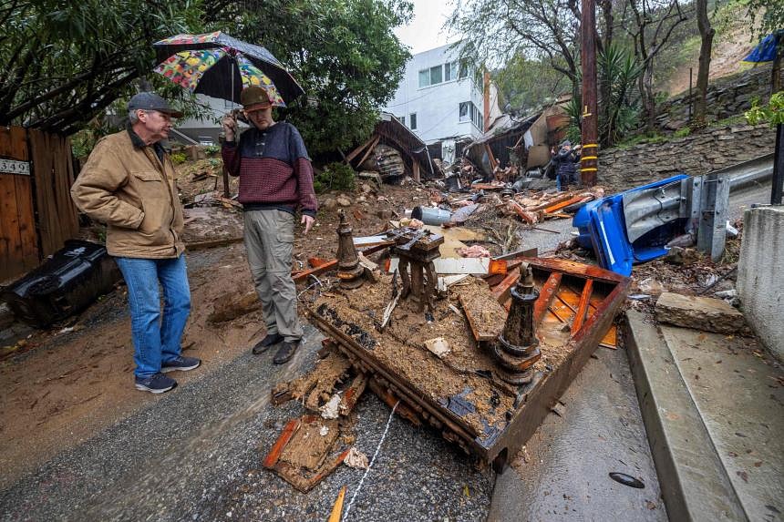 Lingering Atmospheric River Soaks California Threatening More Flooding Mudslides The Straits 4621