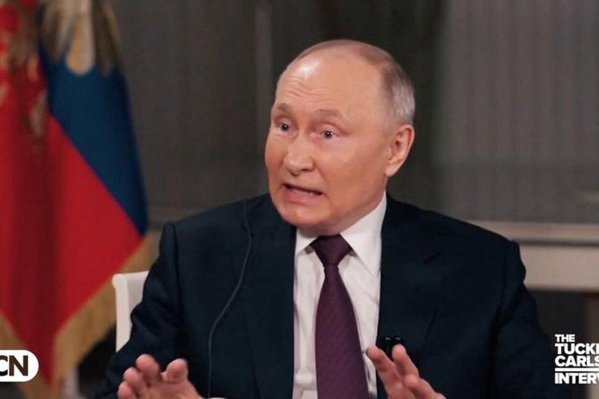 Putin, in rare U.S. interview, says Russia has no interest in attacking ...