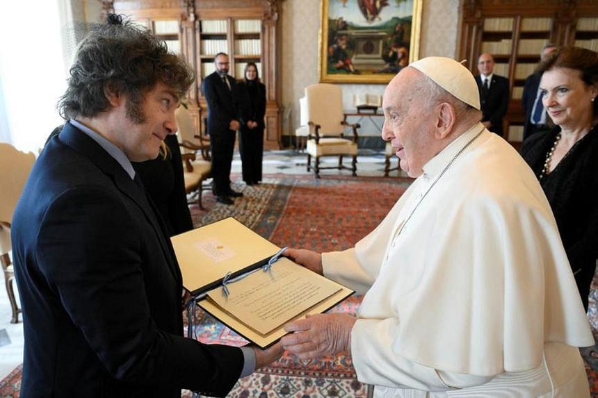 Pastries And Biscuits As Argentina's Milei Makes Up With Pope Francis ...