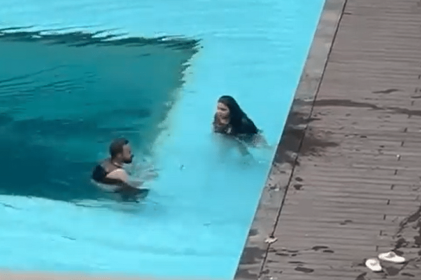 男子试图在马来西亚公寓泳池淹死怀孕女友 不会受到惩罚