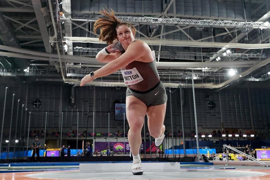 Sarah Mitton wins gold at world indoor athletics championships