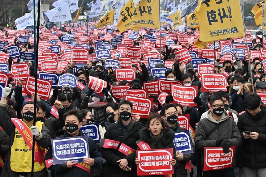 South Korea begins licence suspension process against striking doctors ...