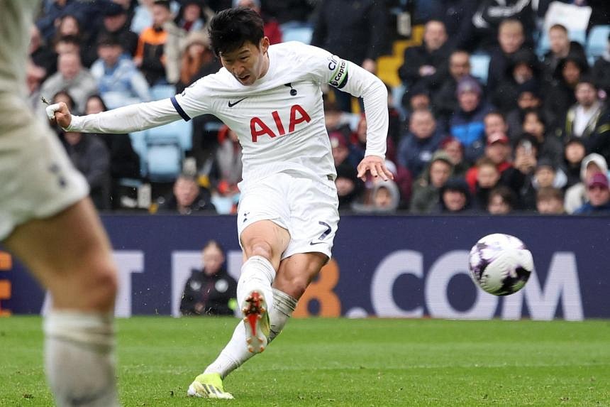 Super Son-day for Tottenham Hotspur in 4-0 thrashing of Aston Villa - The Straits Times