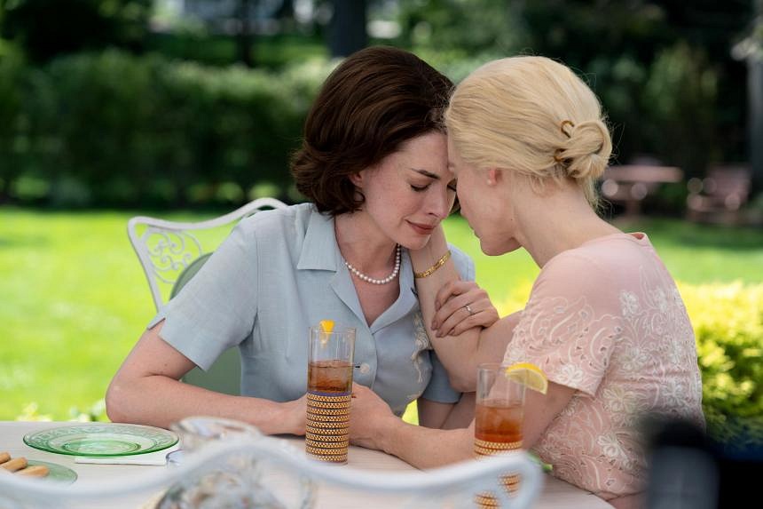 Jessica Chastain feuds with Anne Hathaway in Mothers' Instinct, but they 'love each other' off-screen | The Straits Times