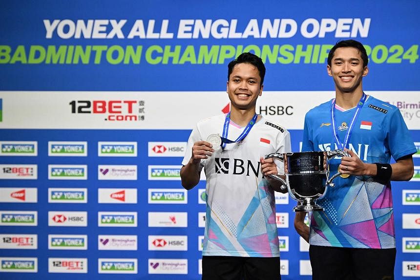 Jonathan Christie dari Indonesia memenangkan gelar keseluruhan pertamanya di Inggris