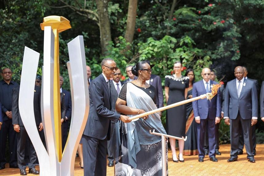 Rwanda's president leads genocide commemoration 30 years on | The ...