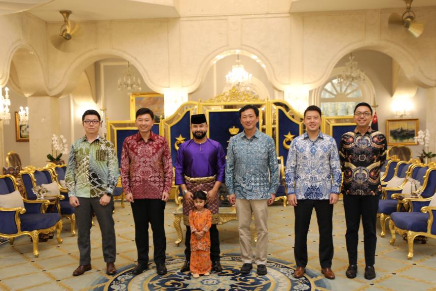 Singapore ministers attend Johor royal family’s Hari Raya Open House
