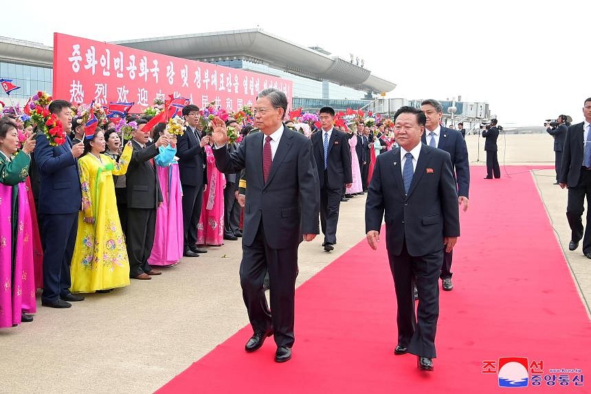 China’s top legislator meets North Korea’s Kim Jong Un on goodwill ...