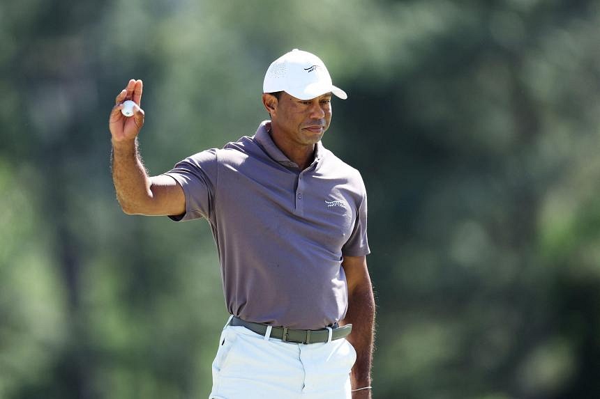 Tiger Woods grinds to more Masters history as US stars fight for lead ...