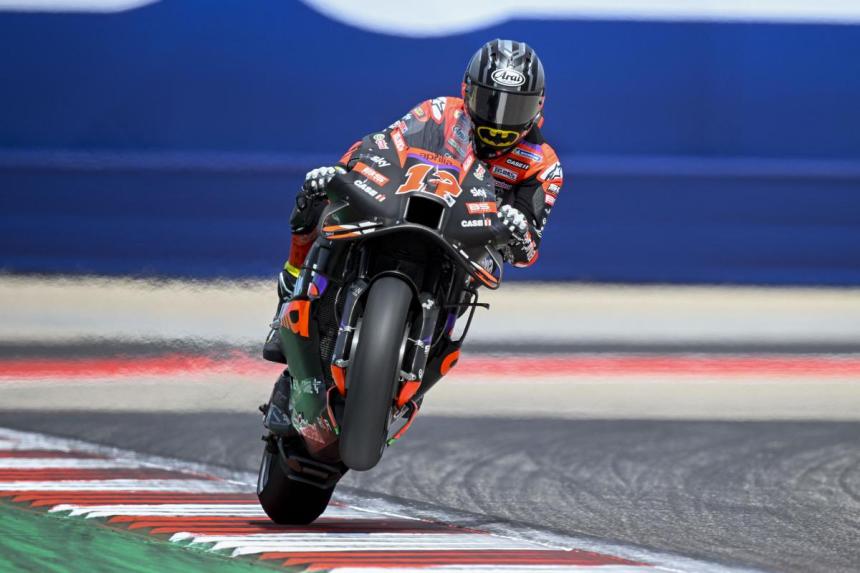 Vinales takes pole at Grand Prix of the Americas | The Straits Times