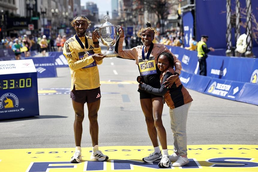 Sisay Lemma Powers To Boston Marathon Win, Hellen Obiri Repeats As ...