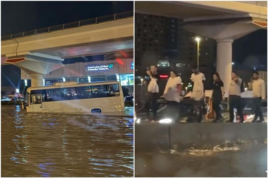Stuck in a car for 8 hours, but Singaporeans in flood-stricken Dubai count their blessings