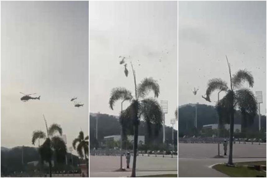 10 Tote nach Kollision zweier malaysischer Marinehubschrauber in der Luft