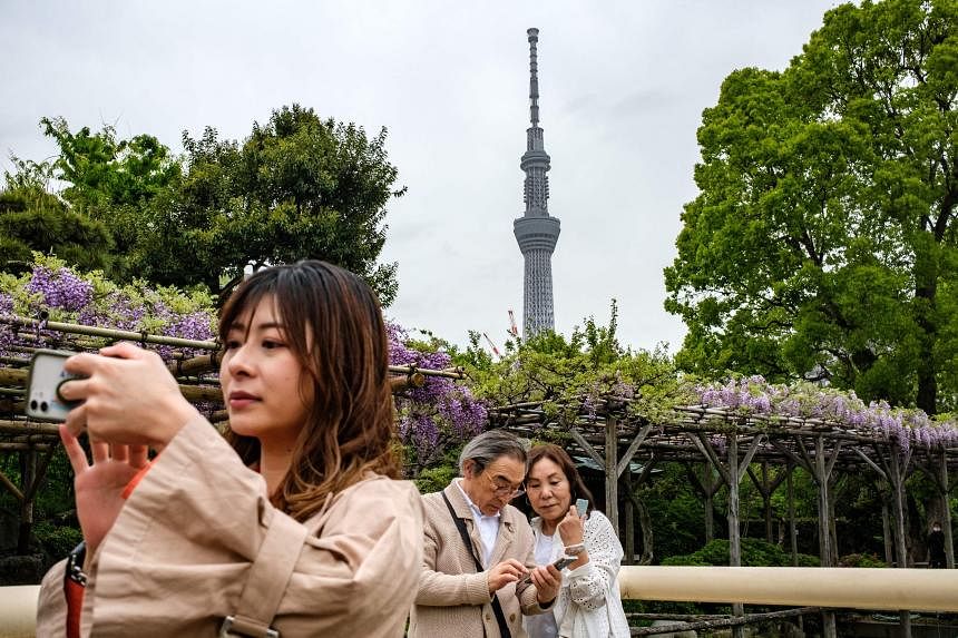 tourist season in japan