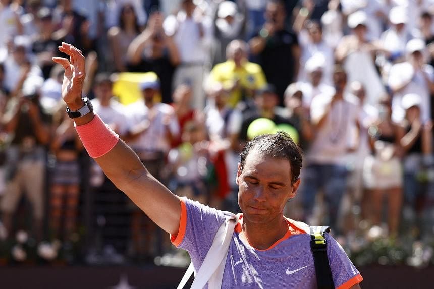 Nadal eyes French Open bid despite second-round exit at Italian Open