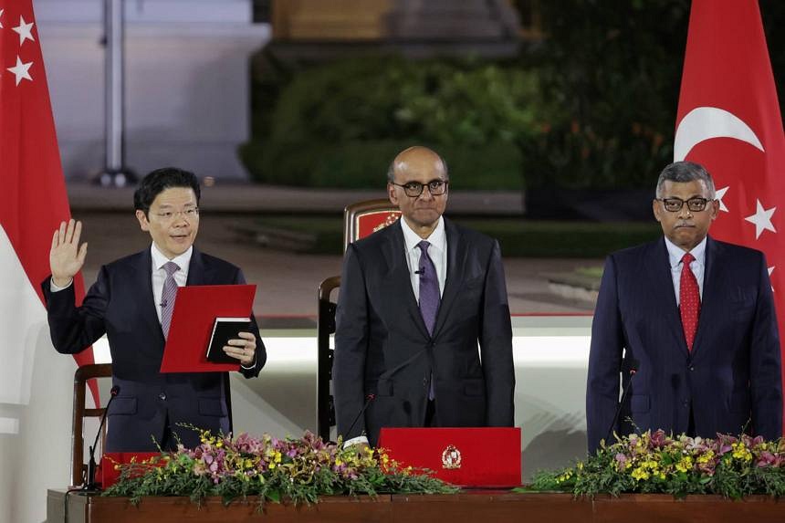 In Pictures: Lawrence Wong Sworn In As Singapore’s Fourth Prime ...