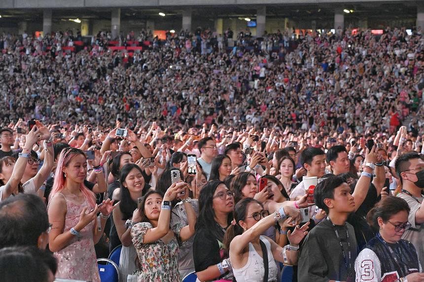 Top-tier concerts helped draw over a million visitors to Sports Hub in first 3 months of 2024