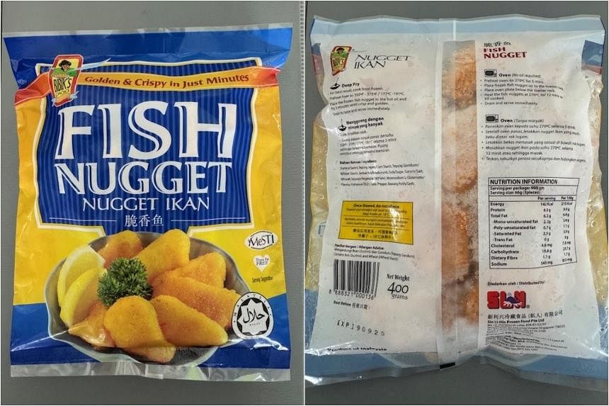 马来西亚鱼块因包装上未注明的产品中发现鸡蛋而被召回