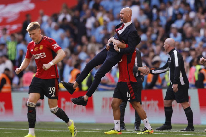 Erik ten Hag unclear on future despite Manchester United’s FA Cup win