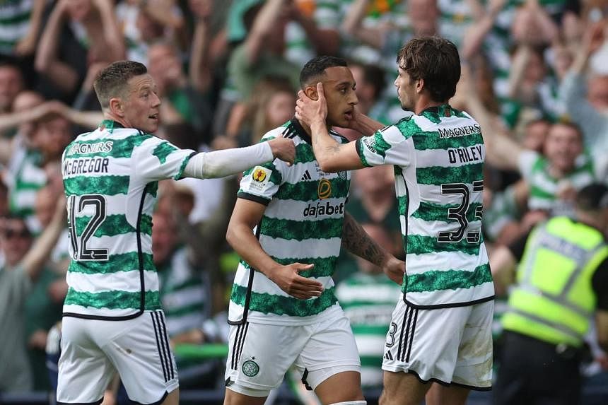 Celtic leave it late to beat Rangers and win Scottish Cup | The Straits  Times