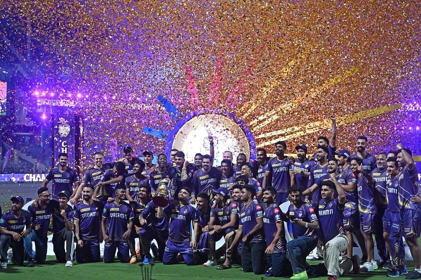 Kolkata win third IPL title after bowlers rout Hyderabad | The Straits ...