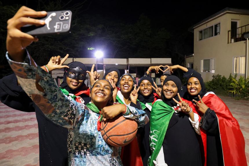 Somaliland’s first all-girls’ basketball team shoot for recognition