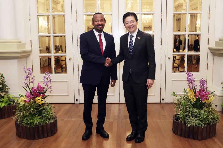 Singapore, Ethiopia to enhance cooperation in areas such as transport, digitalisation