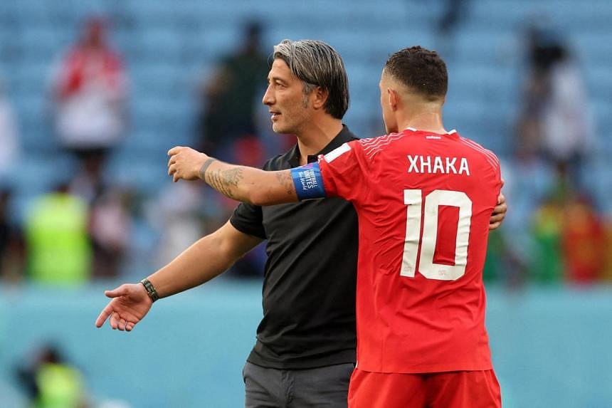 ‘We are adults’: Xhaka plays down rift with Switzerland coach