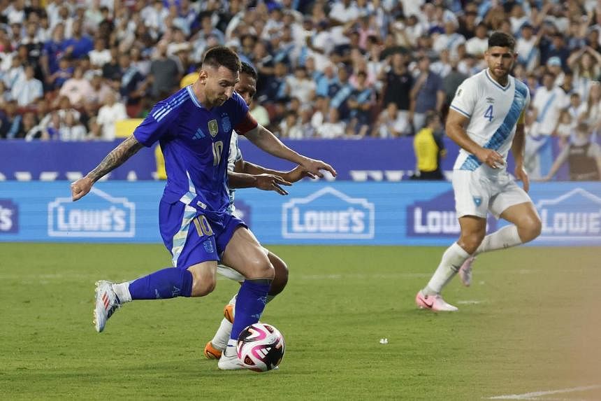 Messi, Martinez give Argentina 4-1 win over Guatemala in pre-Copa friendly