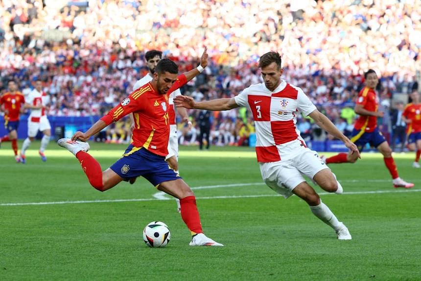 Spain thrash sorry Croatia 3-0 to open Euro 2024 campaign