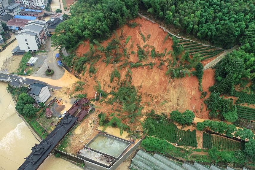 Heavy rain, landslides in China’s Guangdong and Fujian kill nine