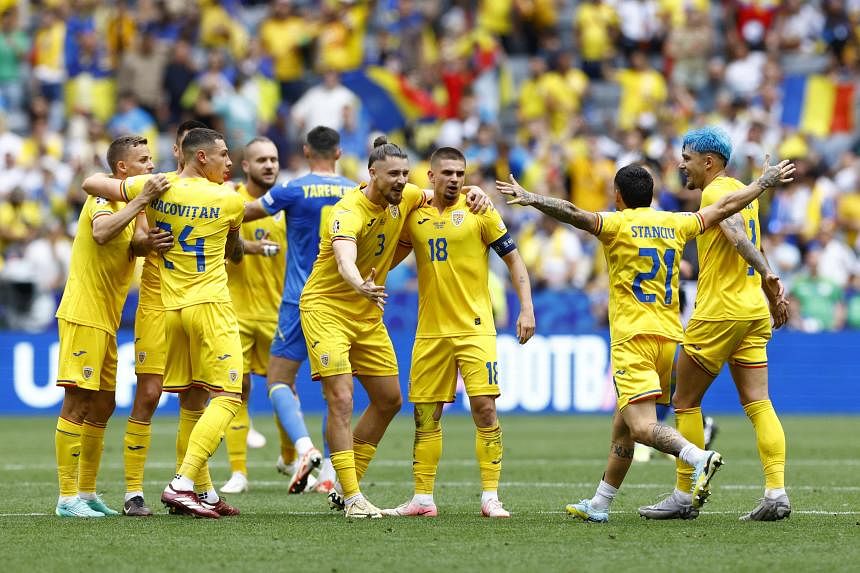 Romania stun Ukraine with first European Championship win in 24 years