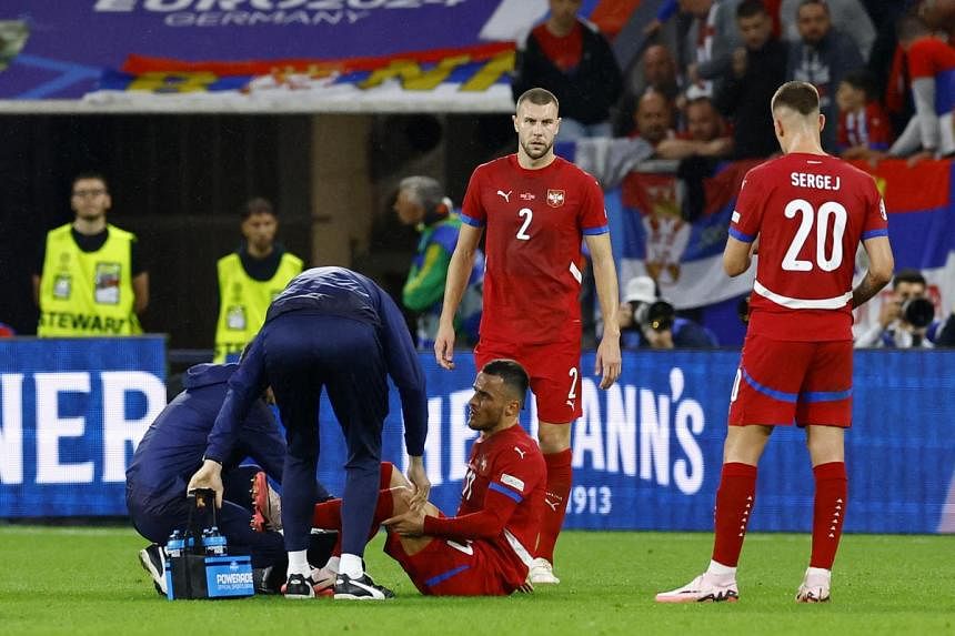 Serbia fear Kostic sustained knee ligament damage, manager says