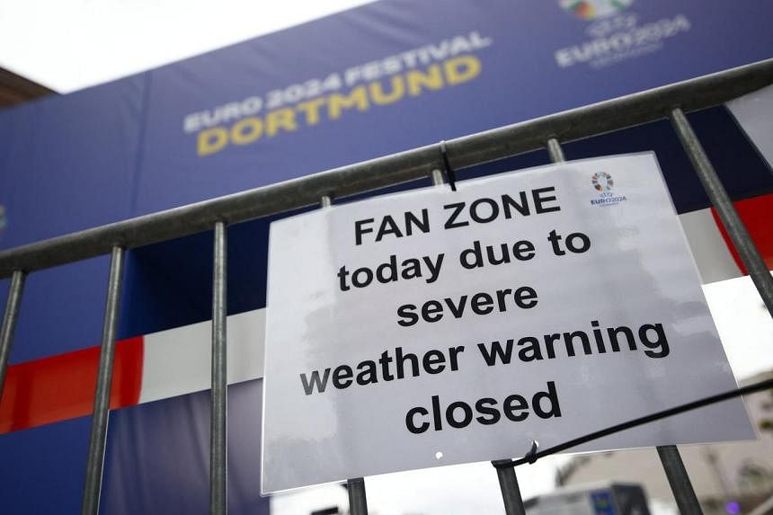 Weather warning shuts down Berlin's Euro 2024 fan zones