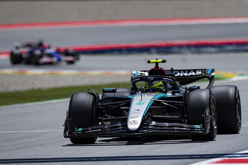 Lewis Hamilton on top in Barcelona F1 practice after dramatic day at Mercedes