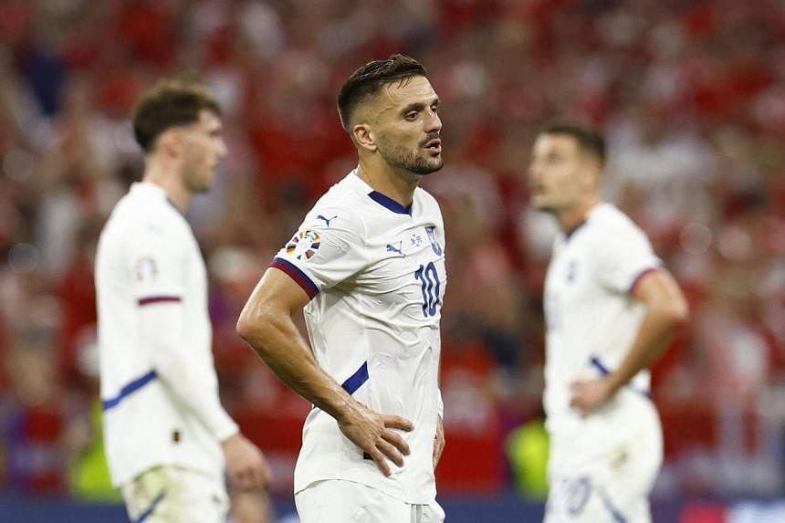 Serbia exit Euros frustrated at what might have been