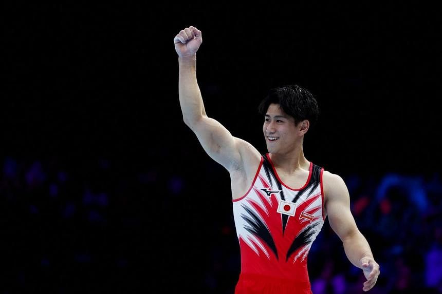 Gymnastics-Japanese men's top goal is beating China for team gold