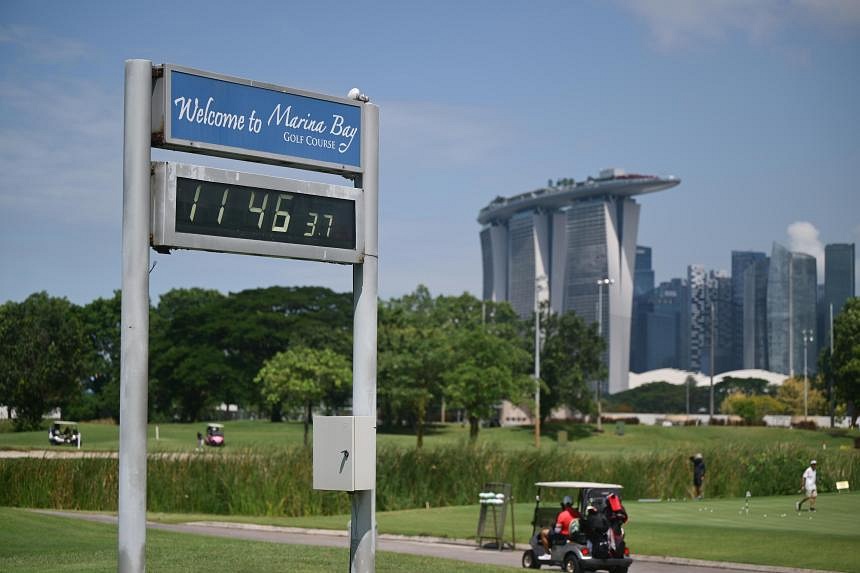 Social golfers bid reluctant farewell to Marina Bay Golf Course