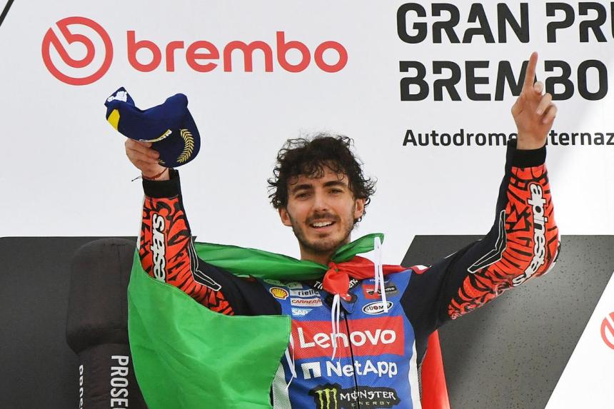 Ducati's Bagnaia smashes lap record to take pole at Dutch GP | The ...