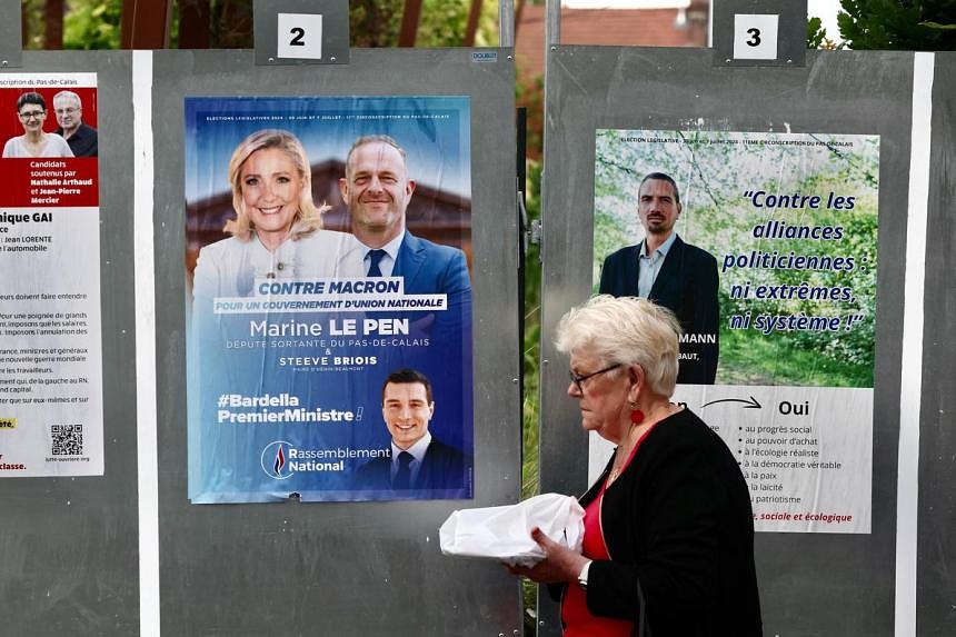 France begins voting in election that could hand power to far right ...