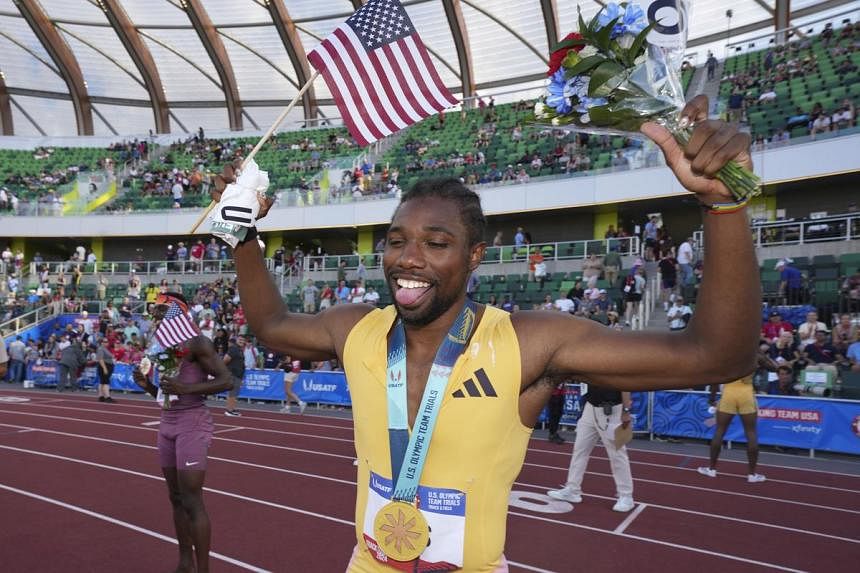 Lyles wins 200m in world lead, setting up Olympic double bid
