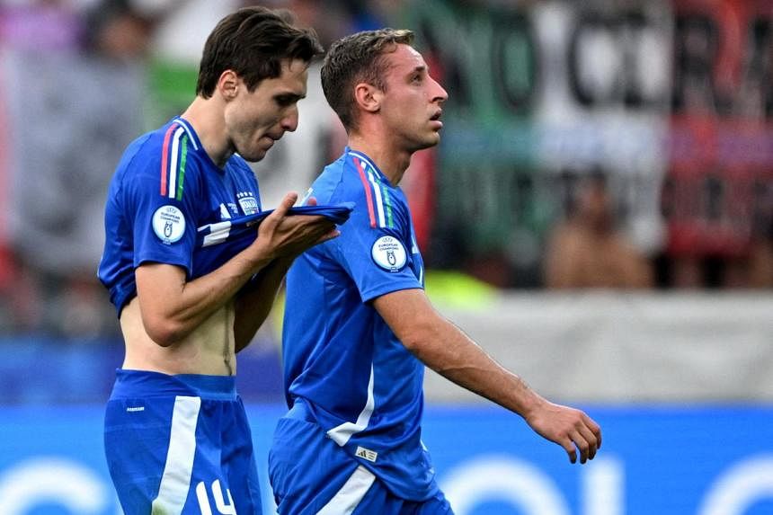Italy's title defence began with a bang, ends with a whimper