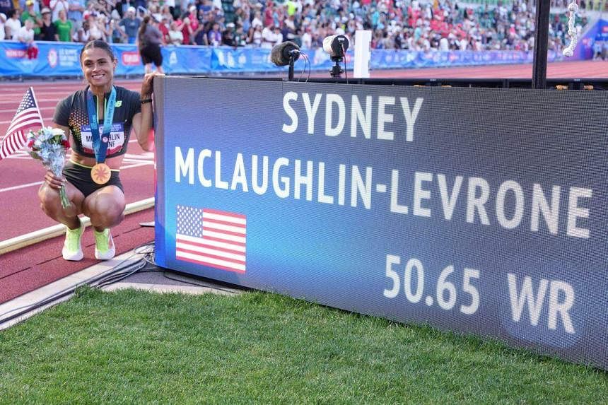 Sydney McLaughlinLevrone steals the show on last night of US Olympic