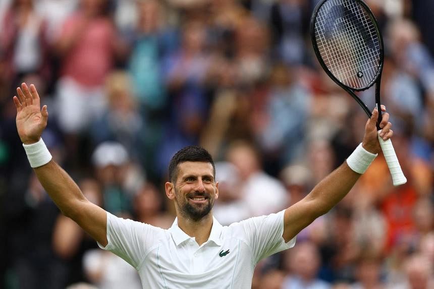 No knee worries as Djokovic eases past Kopriva into Wimbledon round two