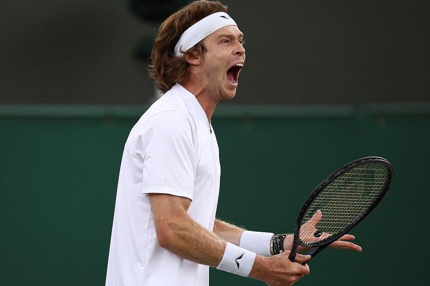 Andrey Rublev crashes out in Wimbledon first round to Grand Slam debutant