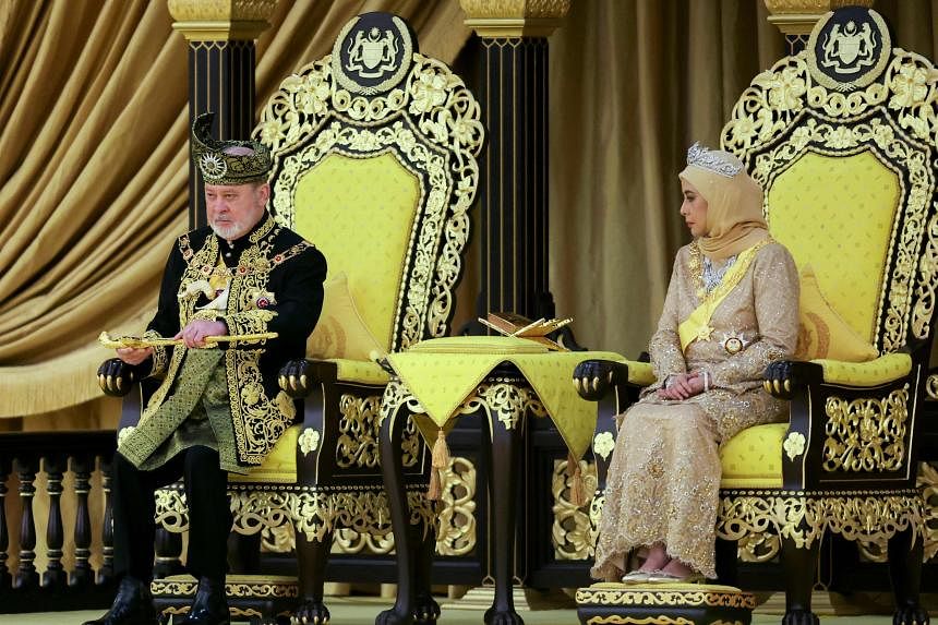 苏丹依布拉欣宣誓就任马来西亚第十七任国王