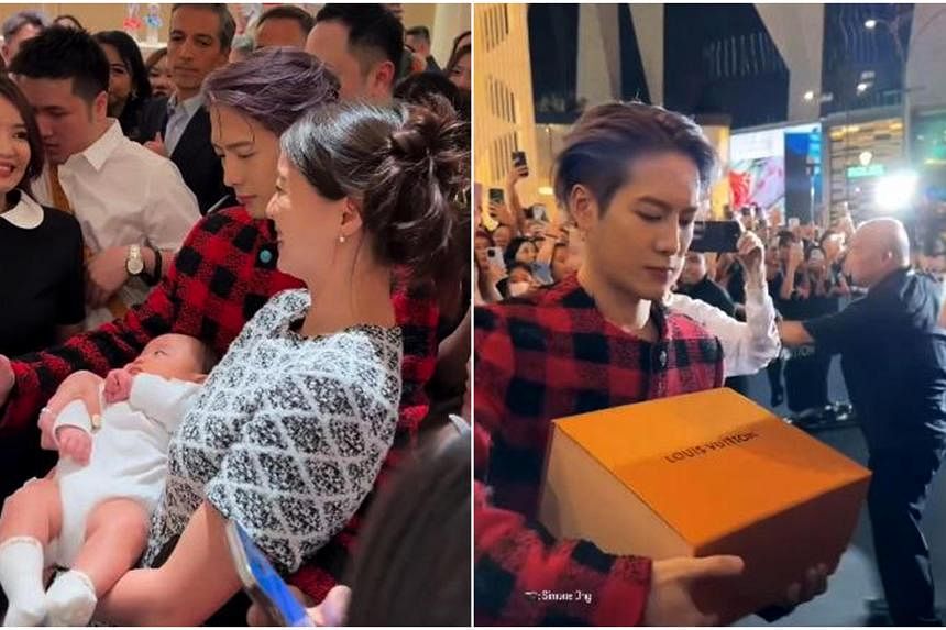 Singer Jackson Wang protects baby in crowd, gifts fans $3,350 Louis Vuitton bag in Malaysia